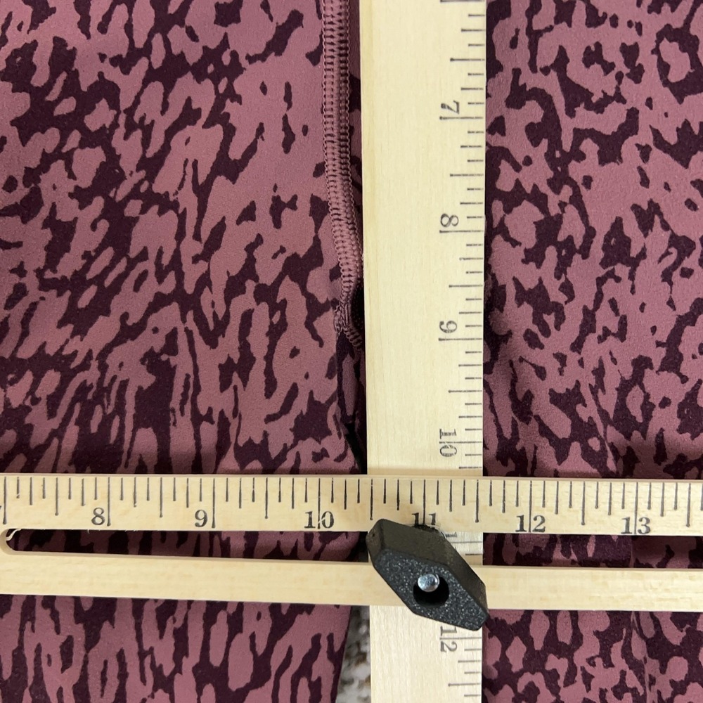 Athleta Pants Womens XS Red Salutation Stash Pocket II High Rise Leggings Gym - Picture 5 of 11